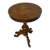 Table d'appoint italien Sorrento antique, du 19ème siècle