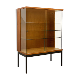 Mid Century Display Showcase Cabinet in Teak by Dieter Waeckerlin, Behr, Germany