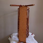 Rattan magazine holder 1970s
