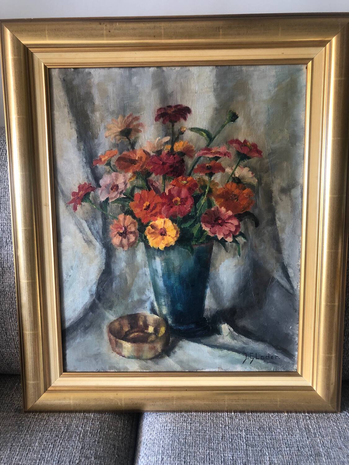 Antique signed painting