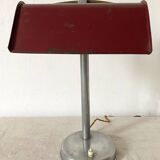 Art deco desk lamp in aluminum and sheet metal