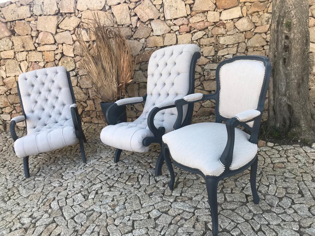 Armchair shepherdess Louis Philippe 1st