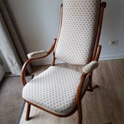 Curved wooden chair at the beginning of THE 20th century