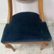 Set of four 20th-century Charles X style maple wood chairs