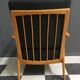 Fauteuil noir années 1960