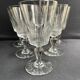 6 large blown and cut glasses from the 19th century