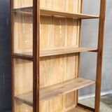 Art Deco oak museum display case