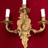 Applique murale en bronze doré