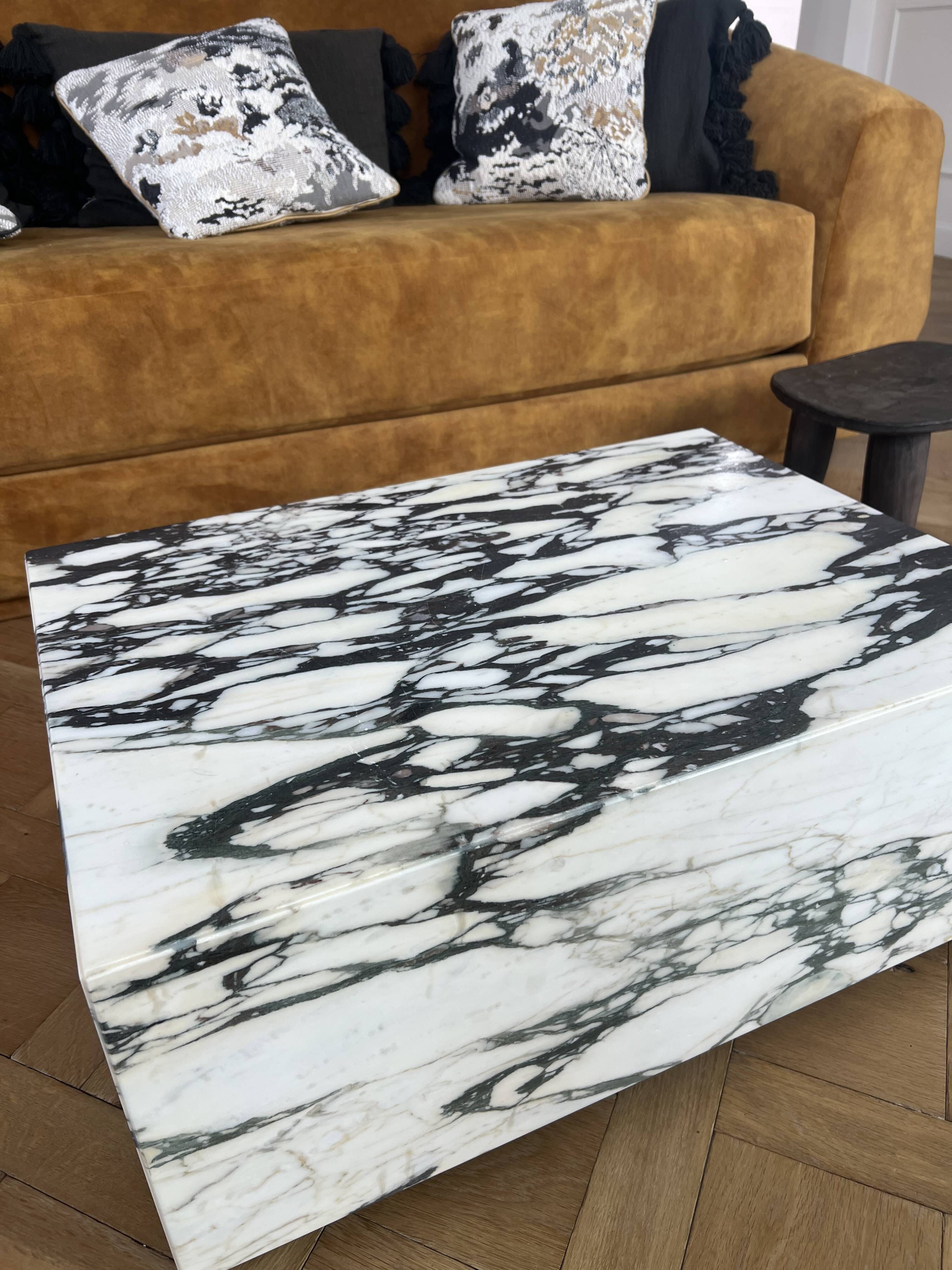 Calafata Purple Rectangular Coffee Table