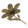 Mid-Century Brass Lily Flower Sculpture Figurine Ashtray