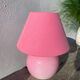 1970s pink ceramic lamp