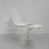 Industrial side table, hospital bed