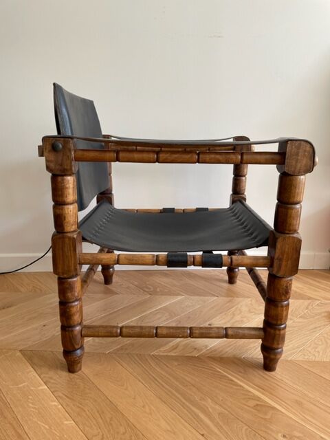 Vintage armchair safari 1960