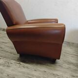 Pair of club armchairs