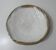 Enameled stoneware compote bowl