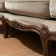 Louis XV velvet sofa from Genoa