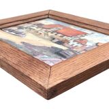 Painting “The main square of Molsheim” - signed R. Loir