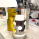 Chrome lamp Marina Malabotti 1970s