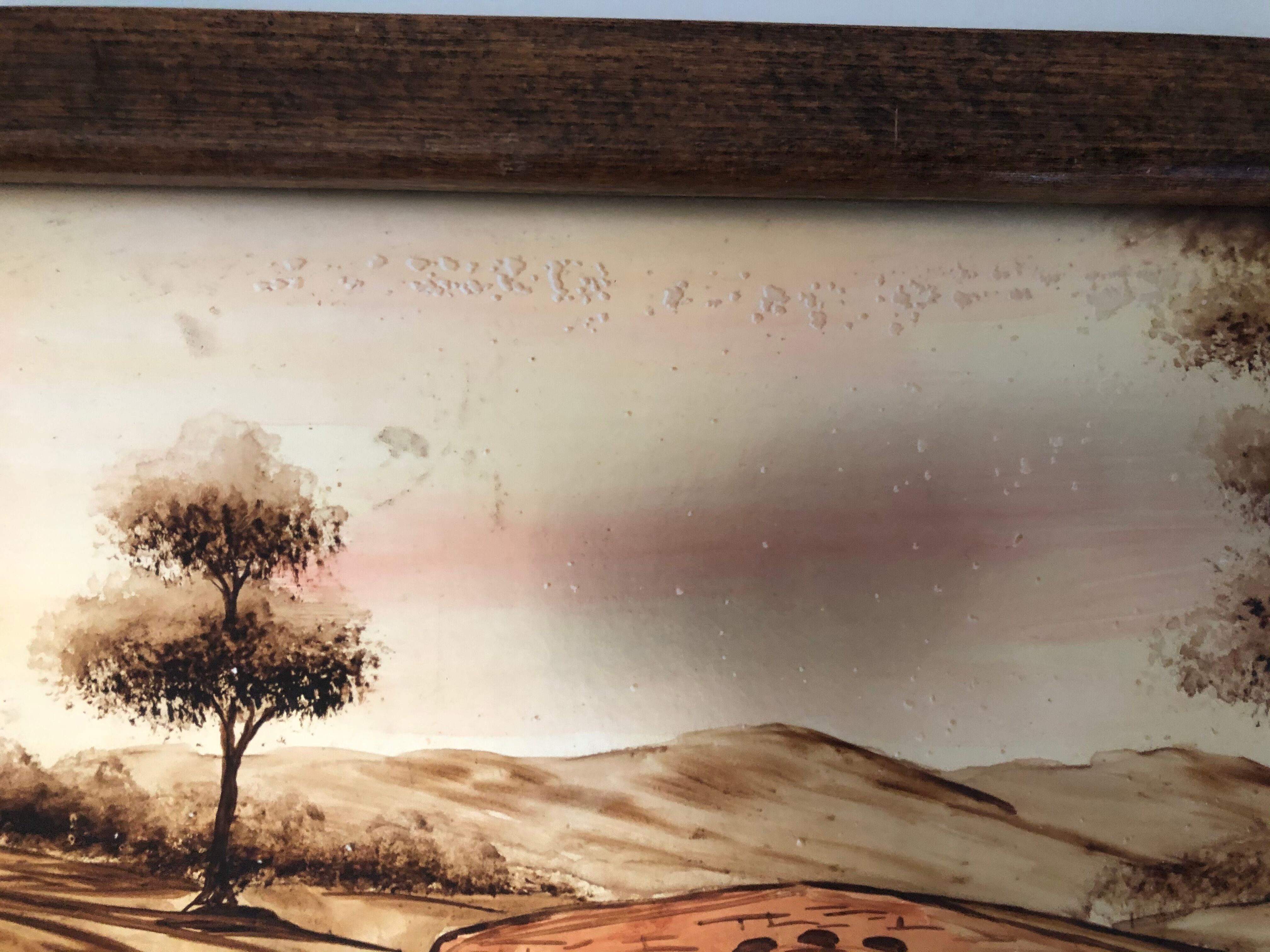 Service tray signed Luc Gérard-Elgé