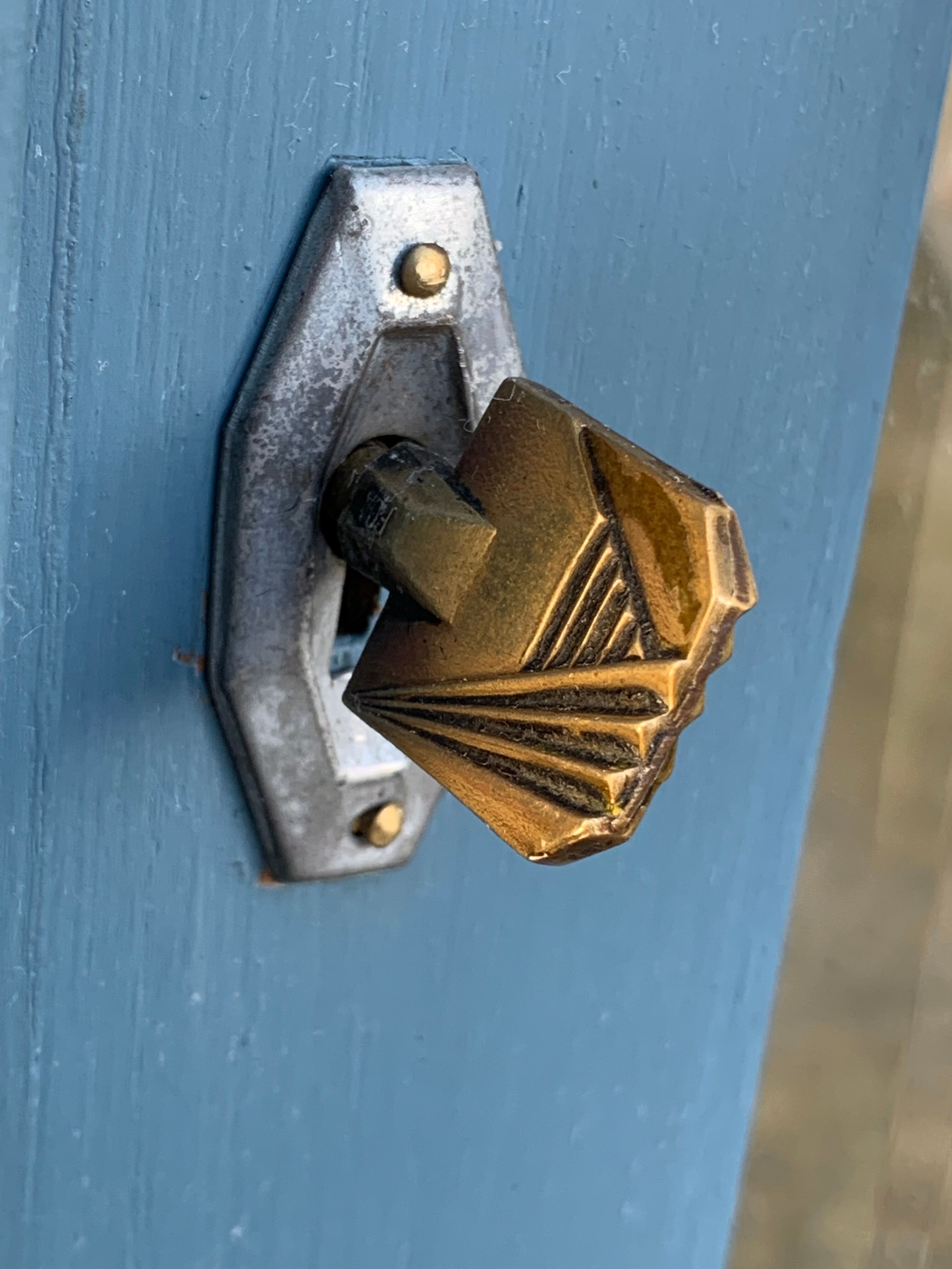 Blue wardrobe art deco 1930