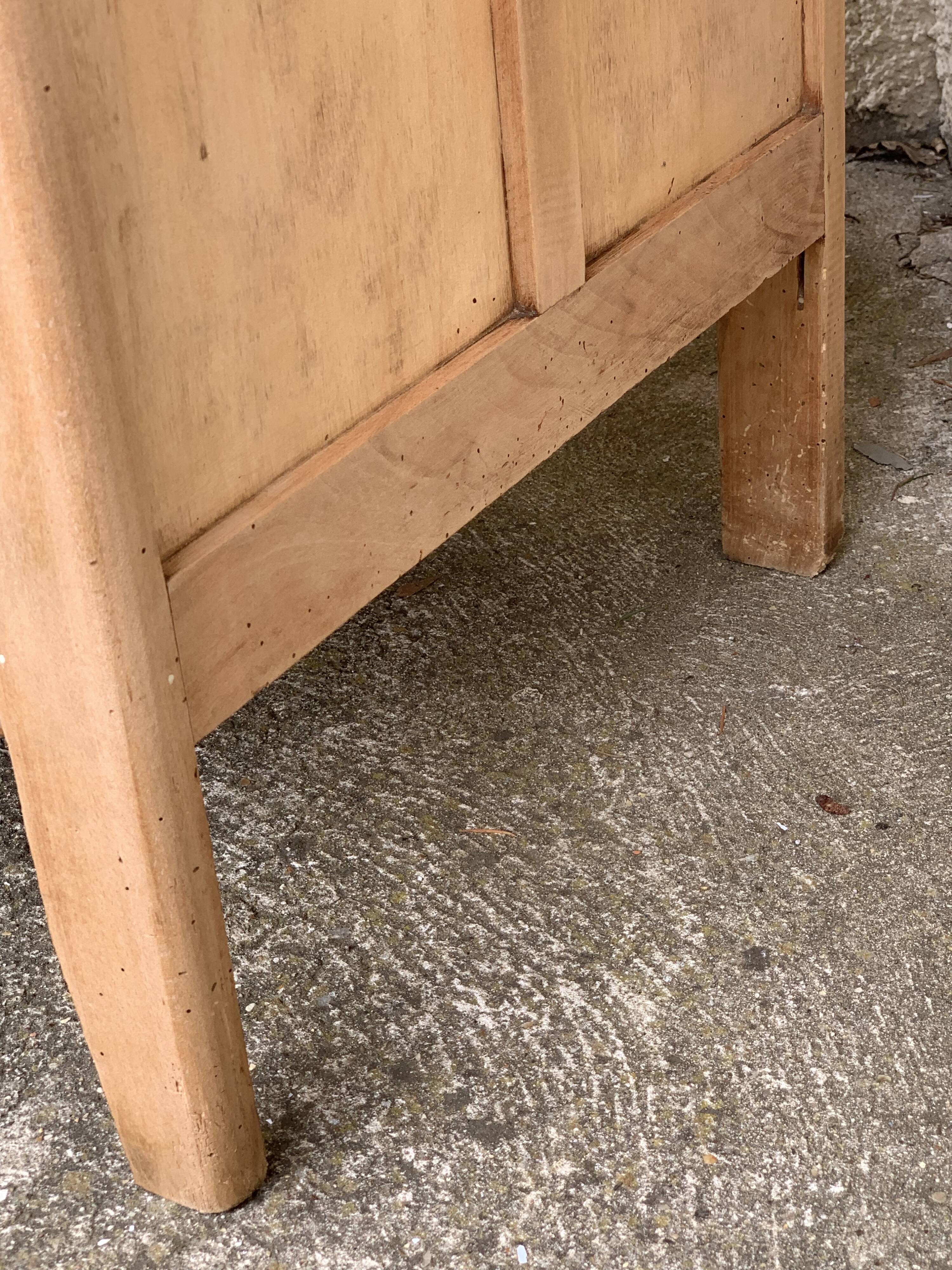 Parisian art deco cabinet 1930 raw wood