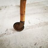 Vintage rattan cradle