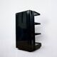 Neolt Superstile Trolley Tall 1970s Italian Design in Glossy Black