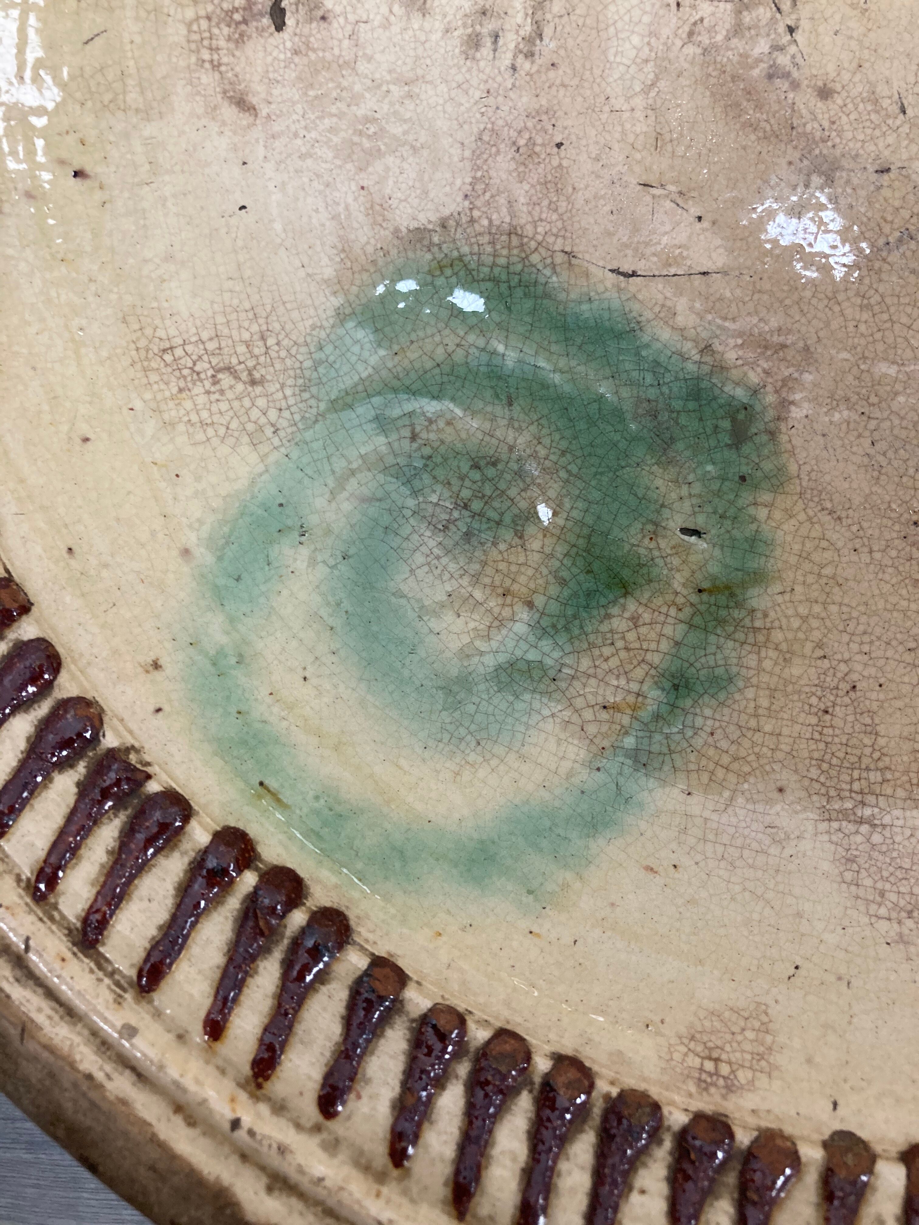 Ancient ceramic dish