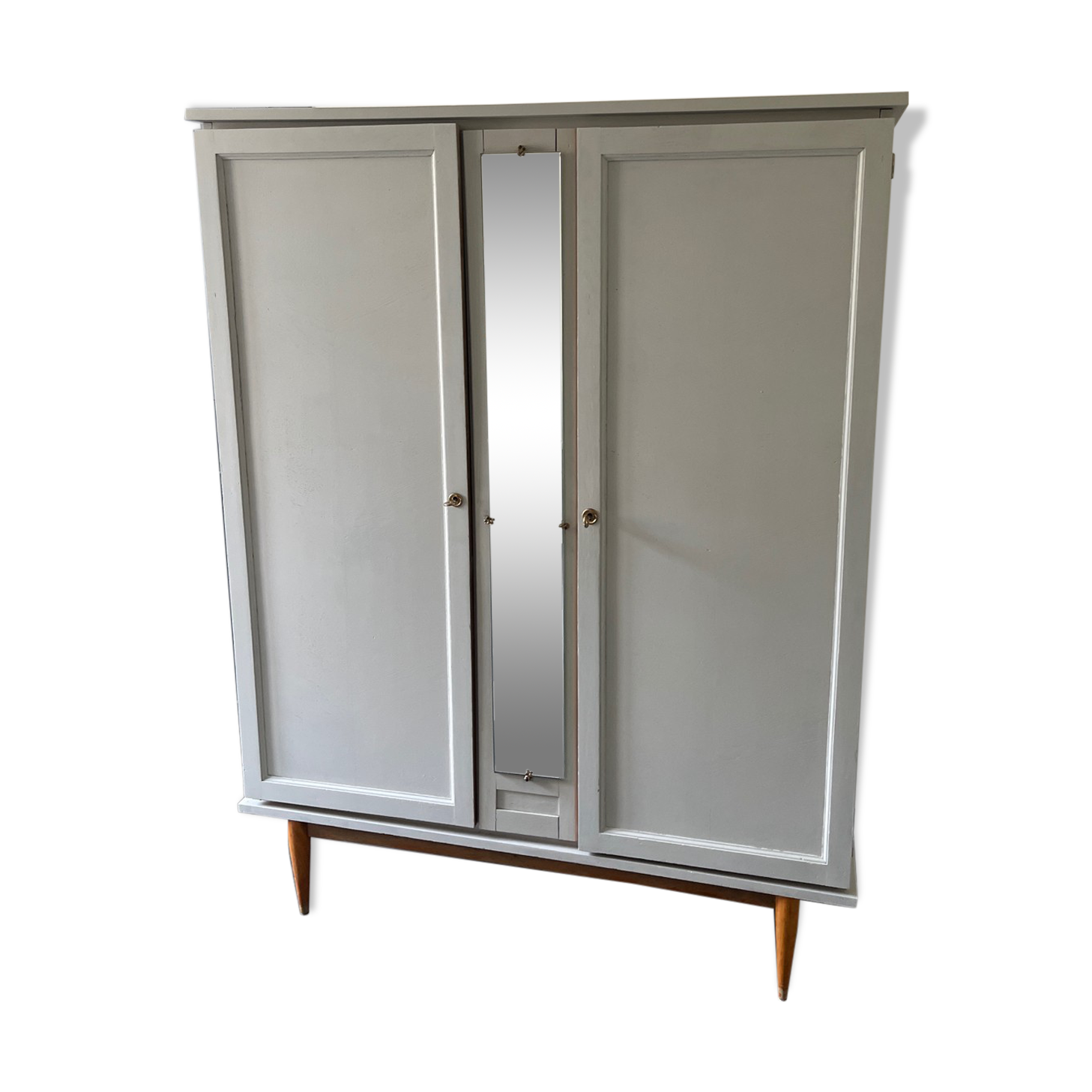 Armoire lin pieds compas