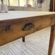 1950s pine farmhouse table 220cm