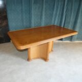 Dinner table in rattan cane