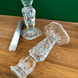 Square base candle holders