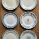 Assiettes plates anciennes dépareillées terre de fer