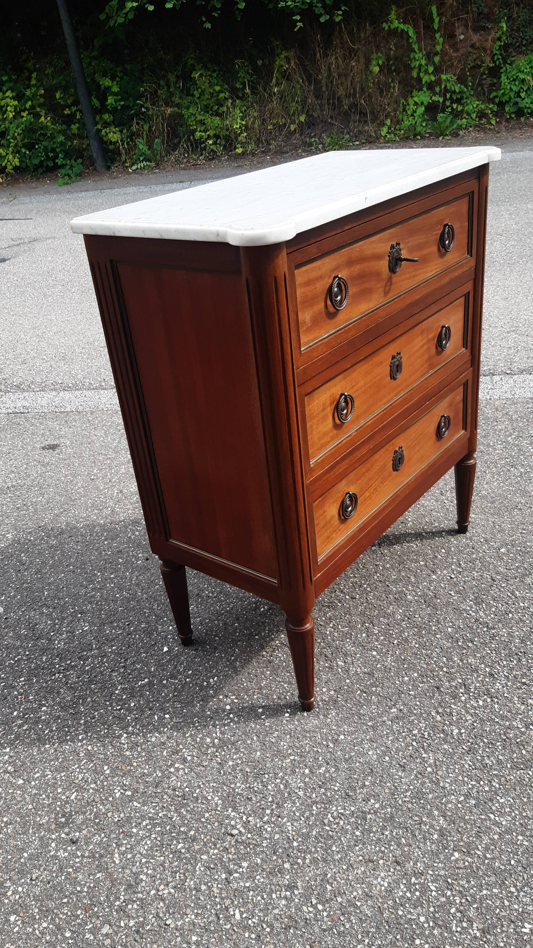 Louis XVI style chest of drawers