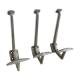 Lot de 3 patères industrielles