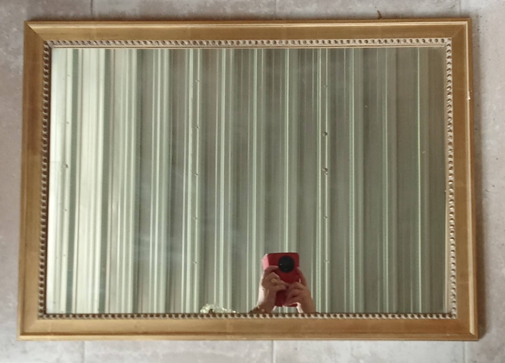 Antique gilded mirror