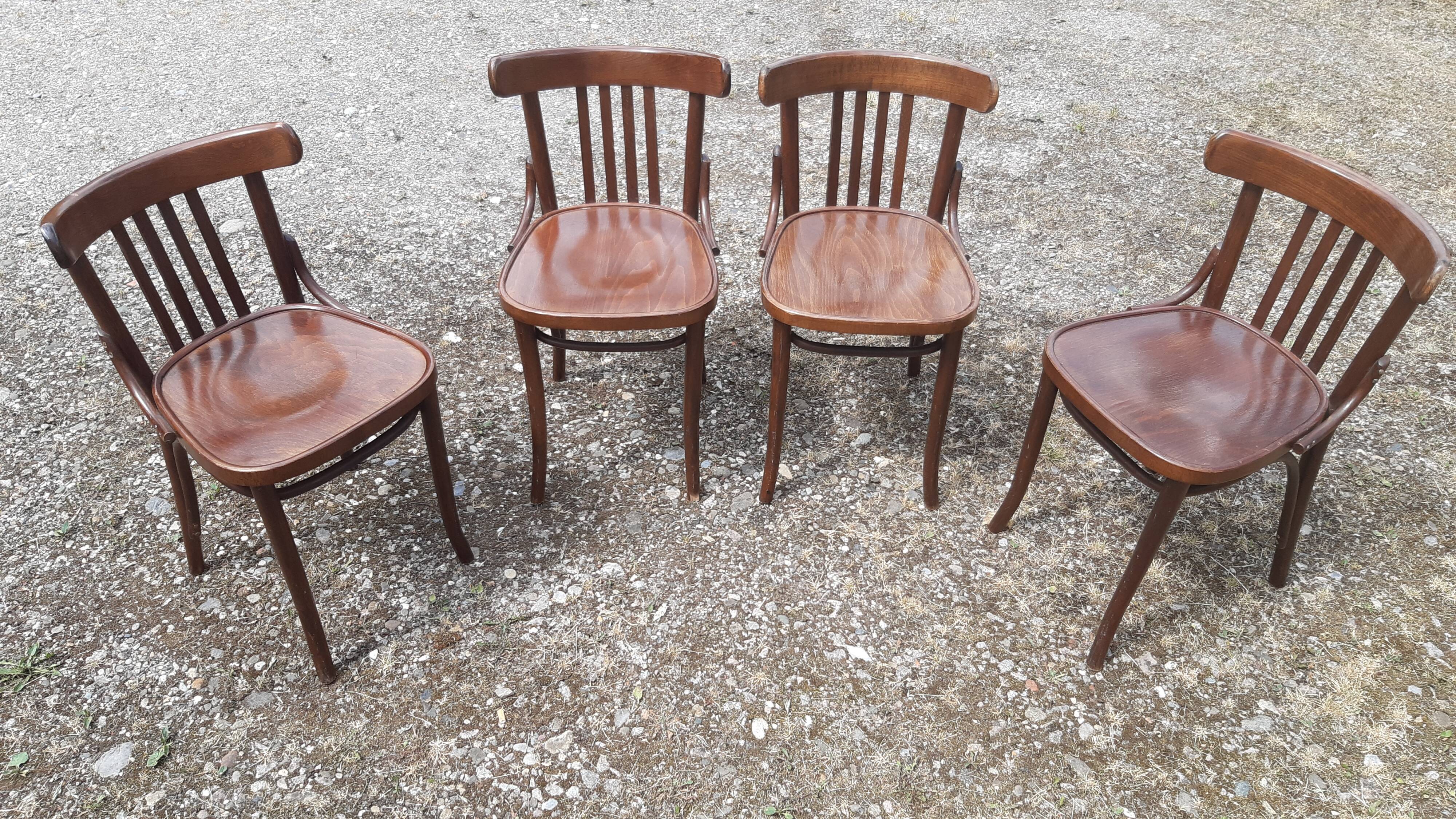 Set of 4 bistro chairs