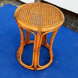 Vintage bamboo stool