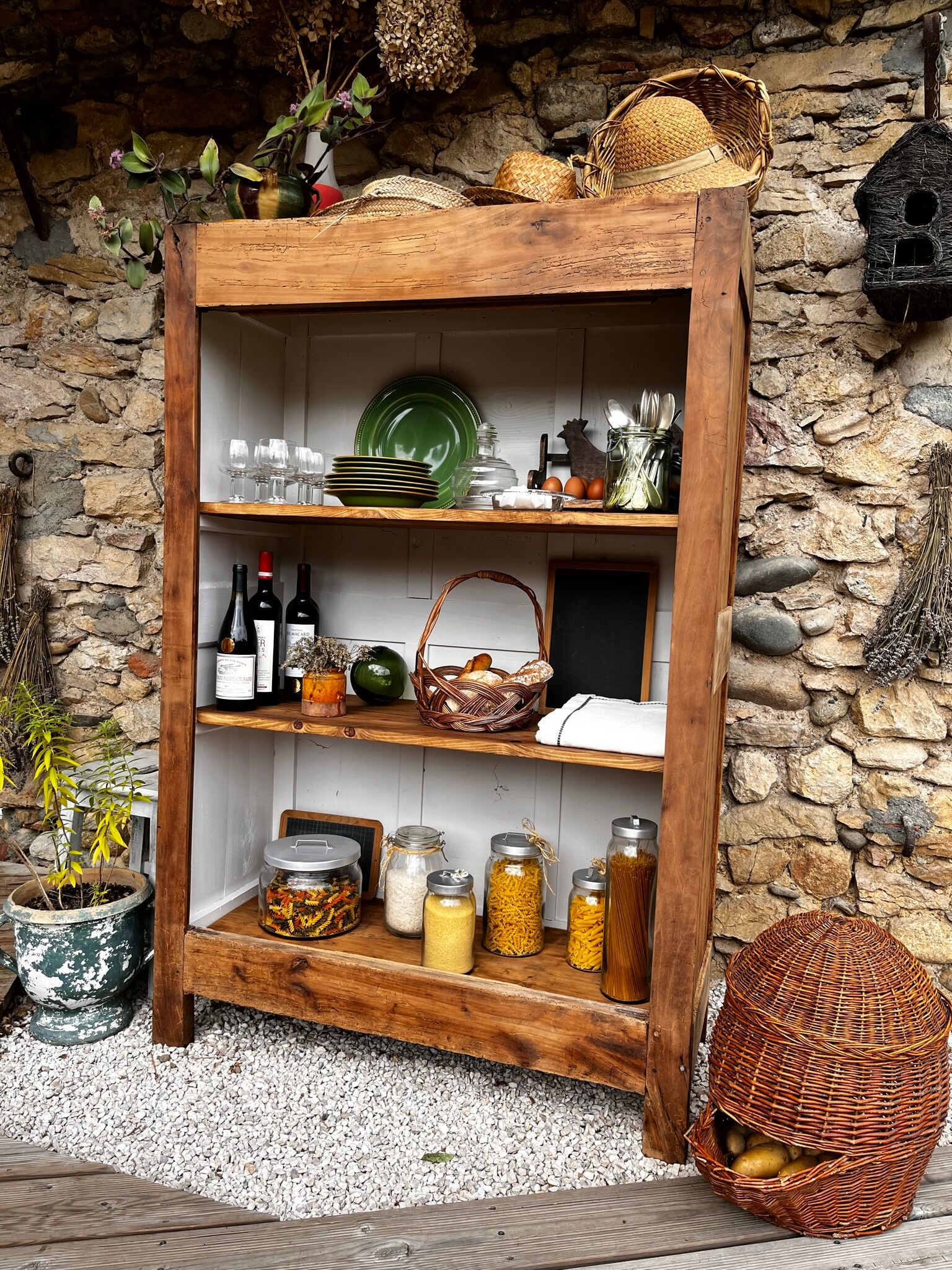 Antique country cabinet