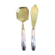 Couverts de service a gateaux en argent minerve fourré art deco