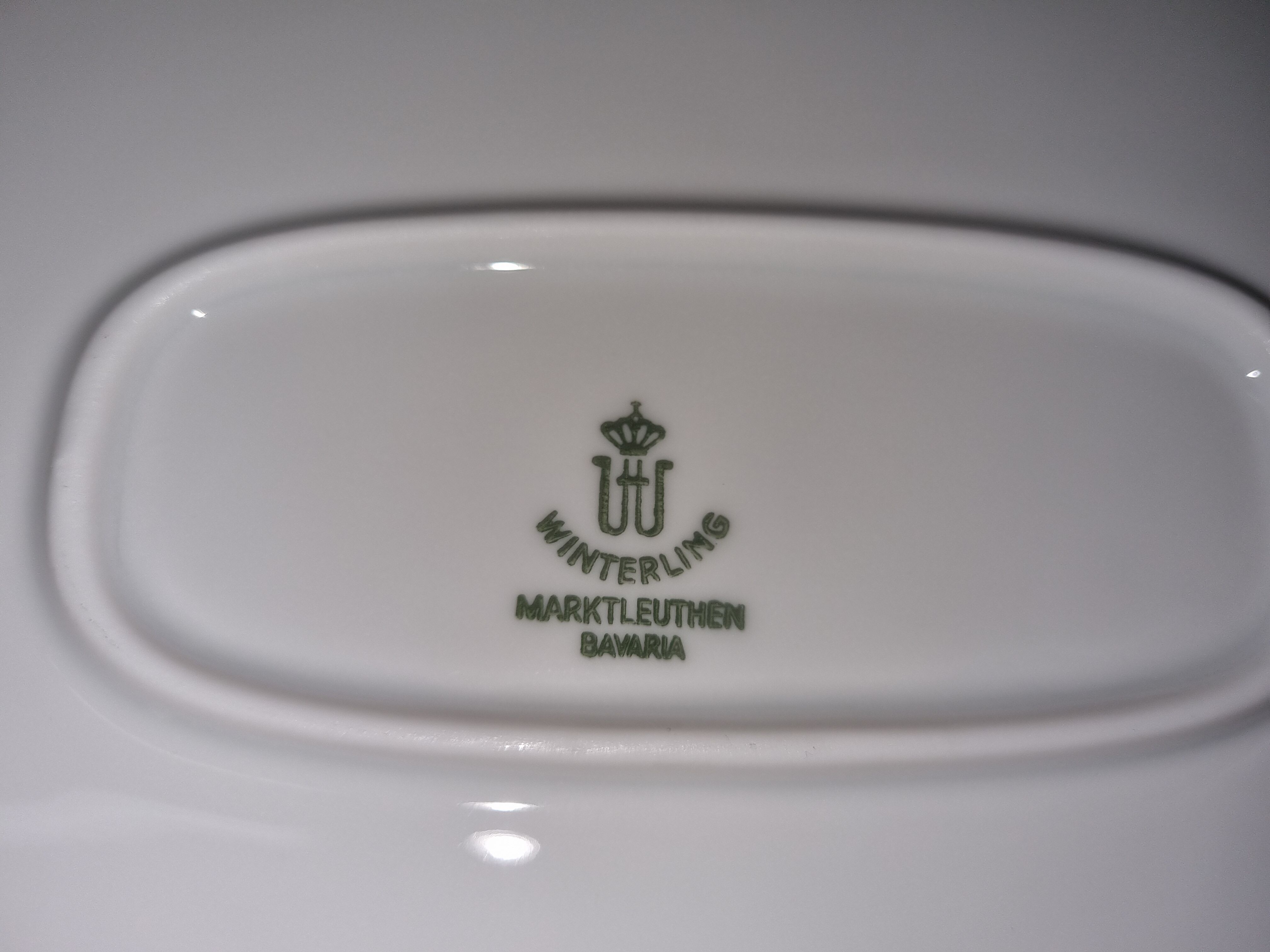 Porcelain pie dish bavaria from 1970