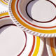 Set of 6 vintage 1970/1980s hollow plates.