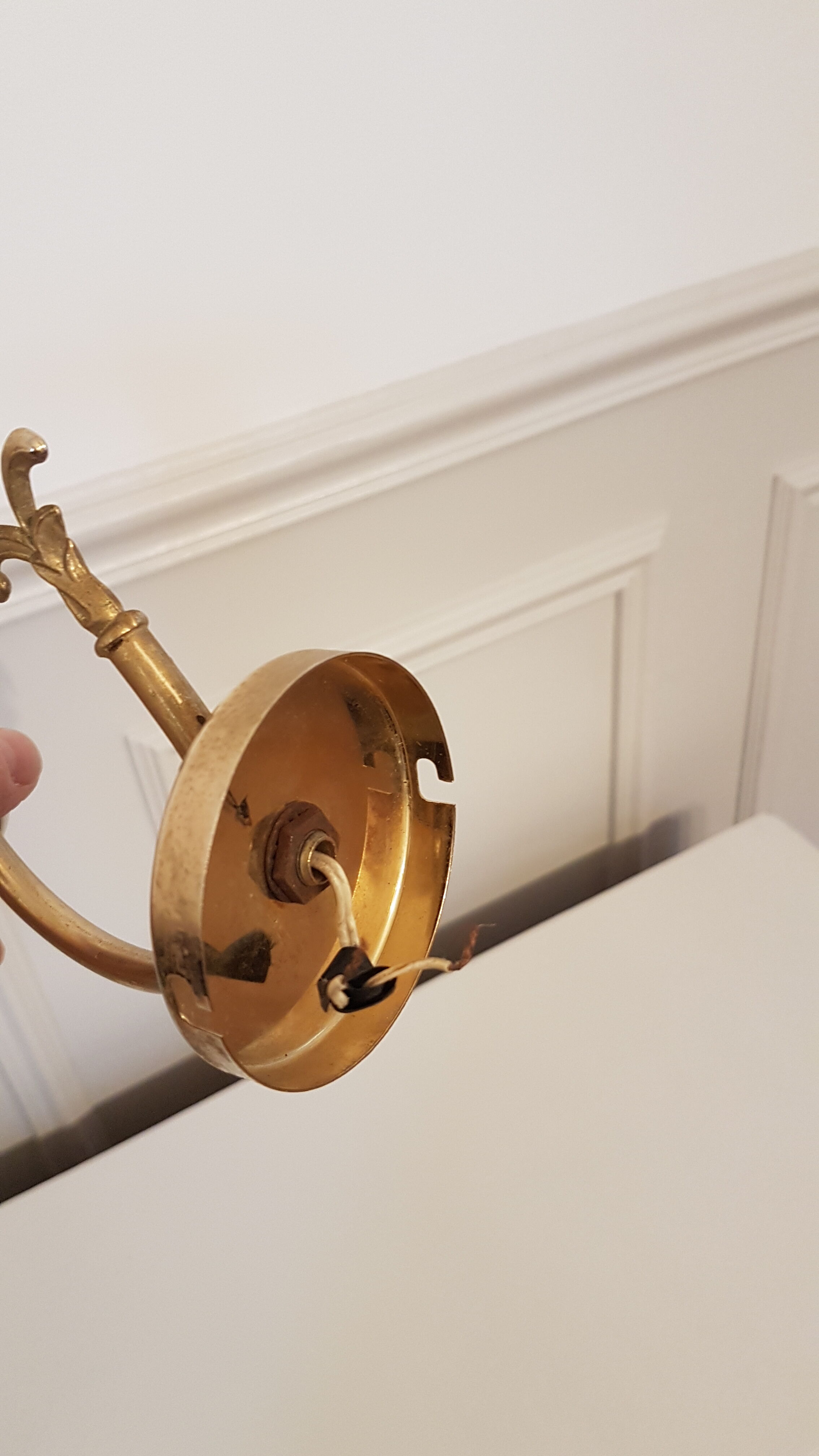 Pair of wall sconces