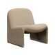 Fauteuils Alky Lounge Giancarlo Piretti en laine bouclée gris pierre, Anonima Castelli