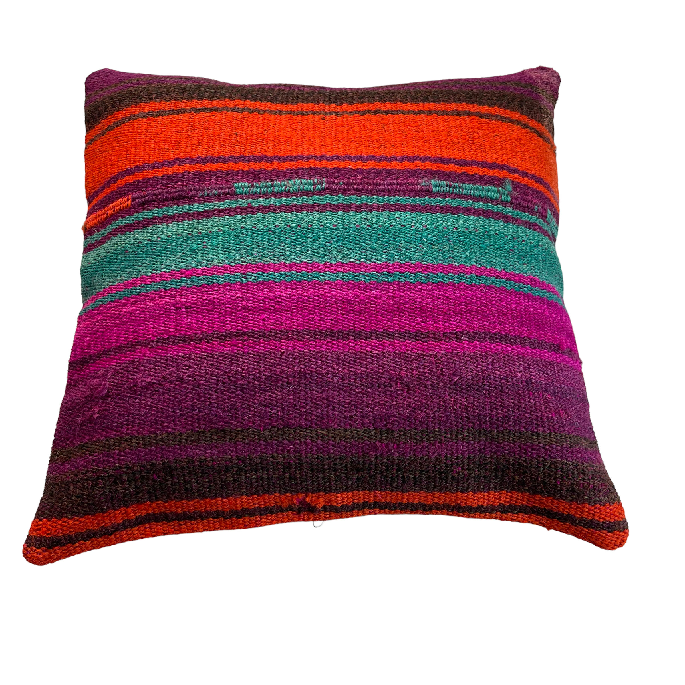 Vintage turkish kilim cushion cover 40 x 40 cm