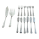 14 fish cutlery sets, 6 forks, 6 knives, 2 stainless steel serving cutlery sets