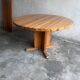 Table à manger extensible en pin massif, Scandinavie, années 1970