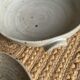 Set of 2 stoneware dishes and 2 plates from the 70s and 80s