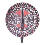 Wooden solar mask from Burkina Faso