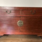 Old Chinese Shenxi original lacquered sideboard